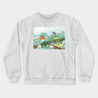 Bird dawn chorus Crewneck Sweatshirt